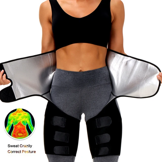 Waist Trainer Belt for Women Waist Thigh Trimmer Butt Lifter Slimming Workout Sweat Band Body Shaper