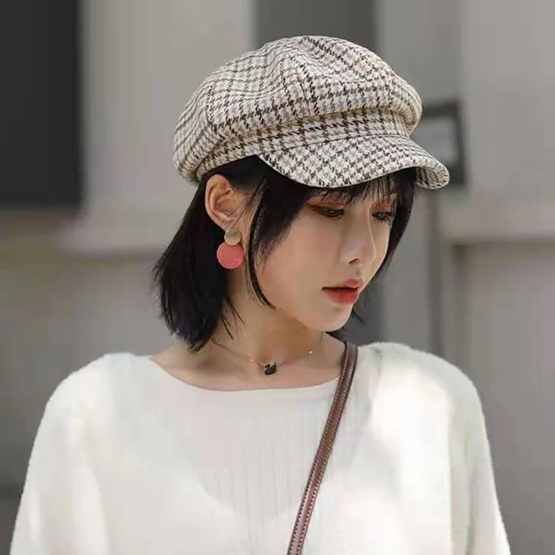 

Running Beret Cap Vintage Adjustable Sunshade Cotton Painters Octagonal Peaked Hat Outdoor Sport Running Hiking Camping Hats