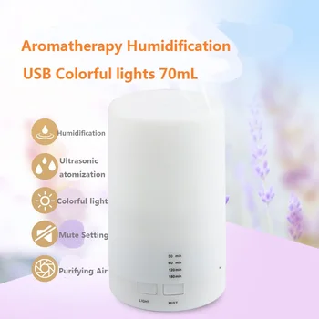 

Air humidifier eliminate static electricity 7 color lights clean air Care for skin spray technology Mute design car office