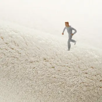 

80x80cm Plain Solid Color Round Area Rugs Ultra Soft Plush Carpet Circular Mat K4UA