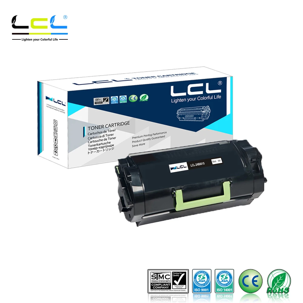 LCL 24B6015 35000 страниц(1-Pack черный) совместимый тонер-картридж для Lexmark M5155 M5163 M5170 XM5163 XM5170