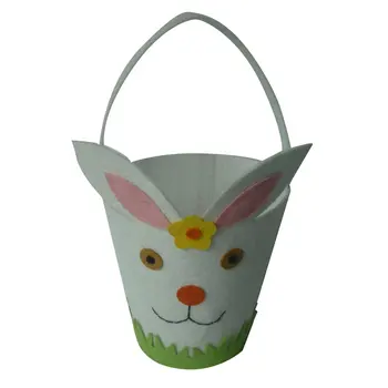 

Lovely Round Barrel Rabbit Design Cute Candy Bag Gift Apple Bag Easter Bag Candy Gift Bag for Festival Gifts