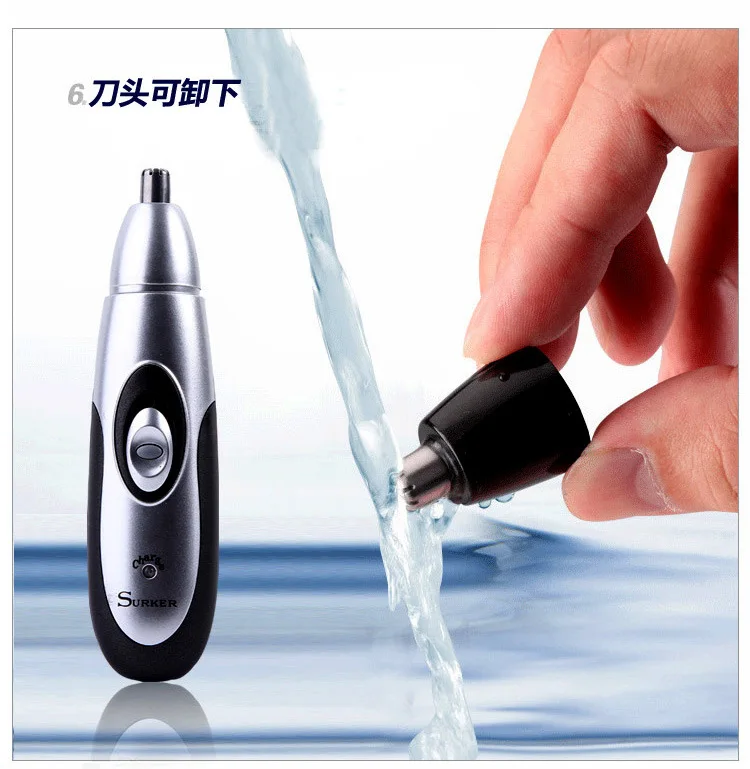 Rechargeable Fully Washable/Nose Hair Trimmer/Sideburn Trimmer/Nose Hair Trimmer/Trimmer