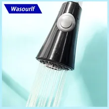 WASOURLF черный переключатель опрыскиватель кухонный кран выдвижной носик душевая головка аэратор Кран Аксессуары Фитинги Часть