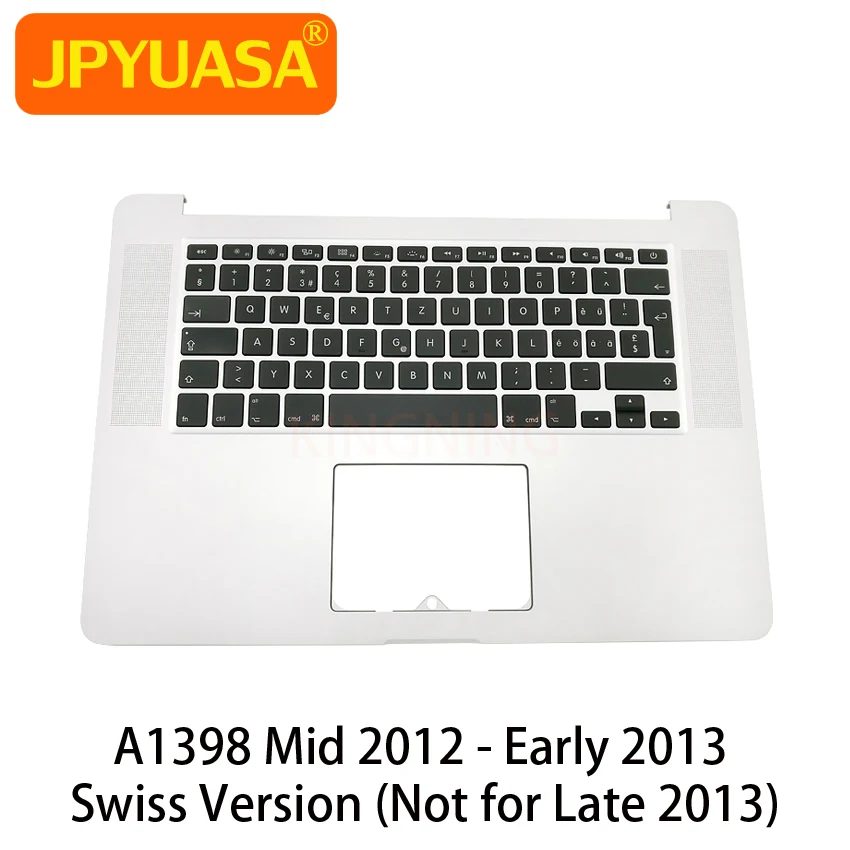 Новый оригинальный чехол Palmrest с подсветкой швейцарской клавиатуры для Macbook Pro Retina