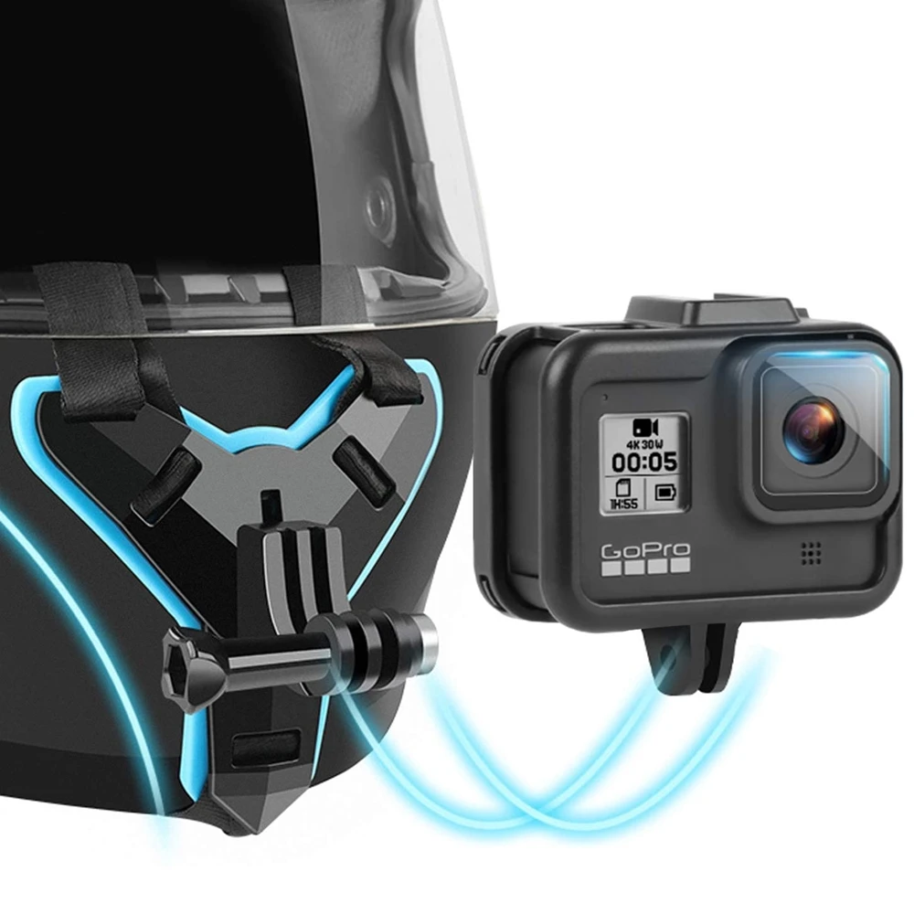 Ремешок для крепления шлема на подбородке GoPro Hero 9 8 7 5 SJCAM аксессуары экшн-камеры Go