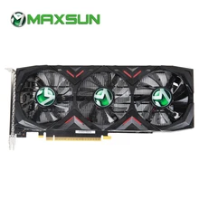 Графическая карта MAXSUN gtx 1050ti Big Mac X3 4G gpu NVIDIA GDDR5 128bit 7000MHz HDMI+ DP+ DVI 16nm gtx1050ti видеокарта для игровых ПК