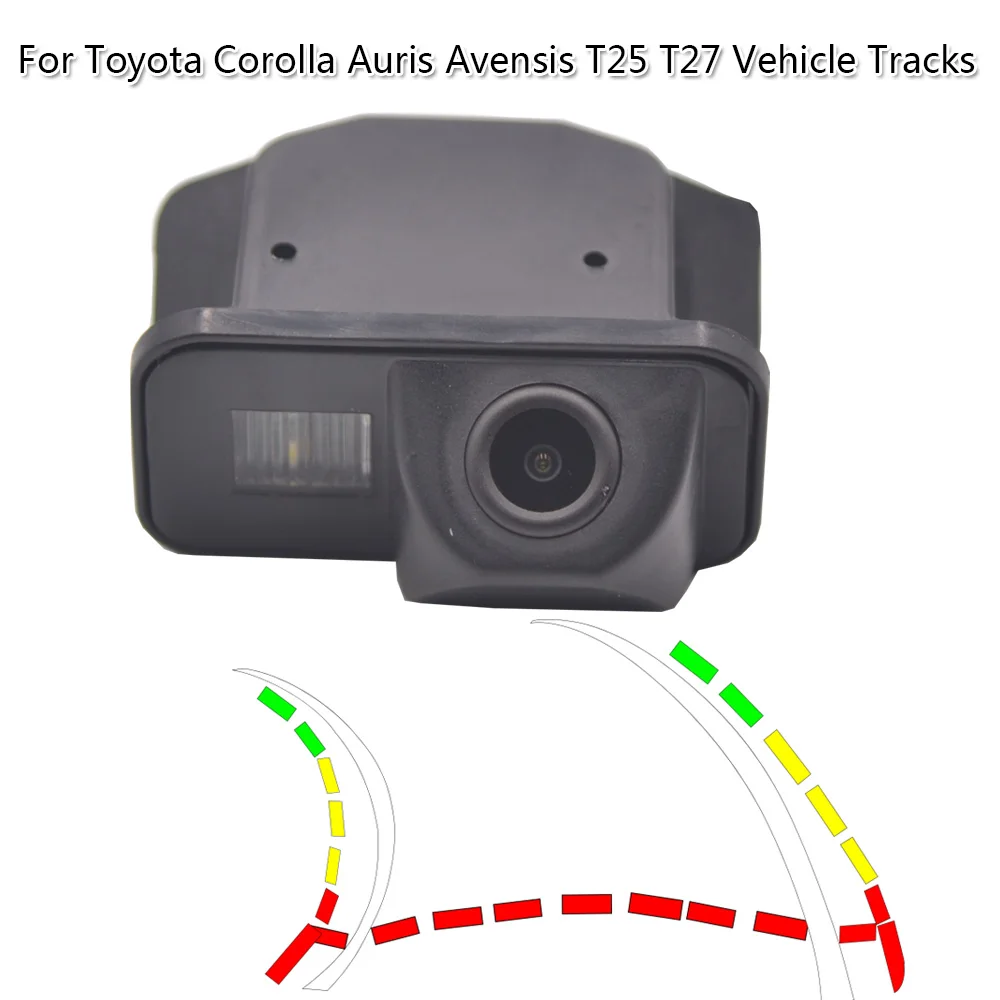 Автомобильный Реверсивный Камера Смарт динамический траектории Автомобильная камера заднего вида для Защитные чехлы для сидений, сшитые специально для Toyota Corolla 2007 2008 2009 2010 Auris Avensis T25 T27
