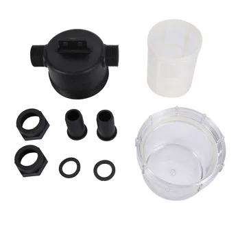 

Transparent Inline Mesh Strainer Water Pump Filter Irrigation High Flow Kitchen Storage Gadgets Tools Transparent Filter