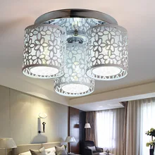 Современный потолочный светильник простой Гостиная лампа Спальня лампа-Стиль ресторан освещение креативного освещения лампы YL-009-3