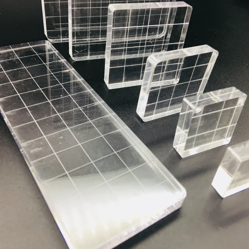 Clear stamps 7pc Multi-size Stamps Acrylic Pad Block Accessories Clear Transpant Stamps Decor DIY Scrapbook Stamping Stickers Acrylic Sheets