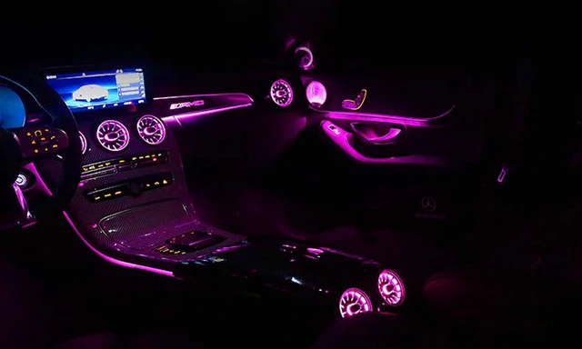 For Mercedes Benz 6M RGB LED Car Mood Light Footwell Ambient Lamp Interior