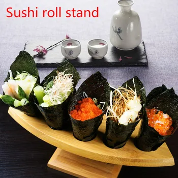 

Japanese cuisine sushi roll roll sushi tools Japanese and Korean cuisine hotel restaurant bamboo wood ice cream stand