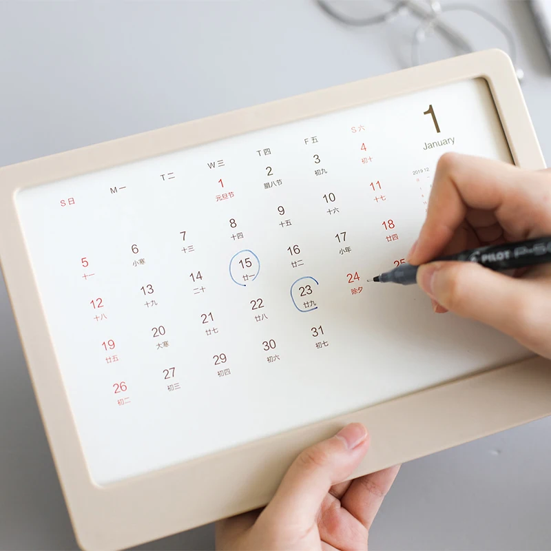 Office Decoration Desk Calendar / Table Calendar Photo Frame 1