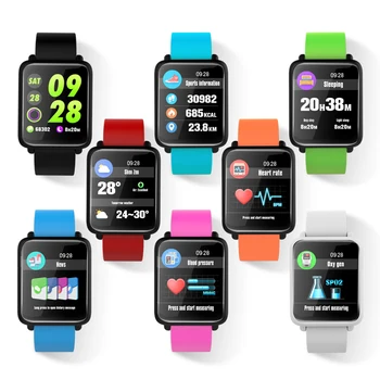 

M28 Smart Watch Big Sn Heart Rate Monitor Blood Pressure Blood Oxygen SPO2 Multi Sport Mode Swim Smartwatch IP67
