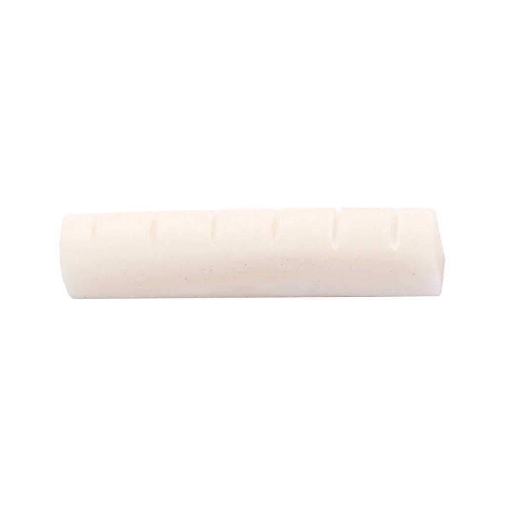 Blank Buffalo Bone Saddle Nut Perfect Sound for Acoustic Guitar Practicers 43x9x6mm Blank Buffalo Bone Saddle Nut Perfect Sound for Acoustic Guitar Practicers 43x9x6mm