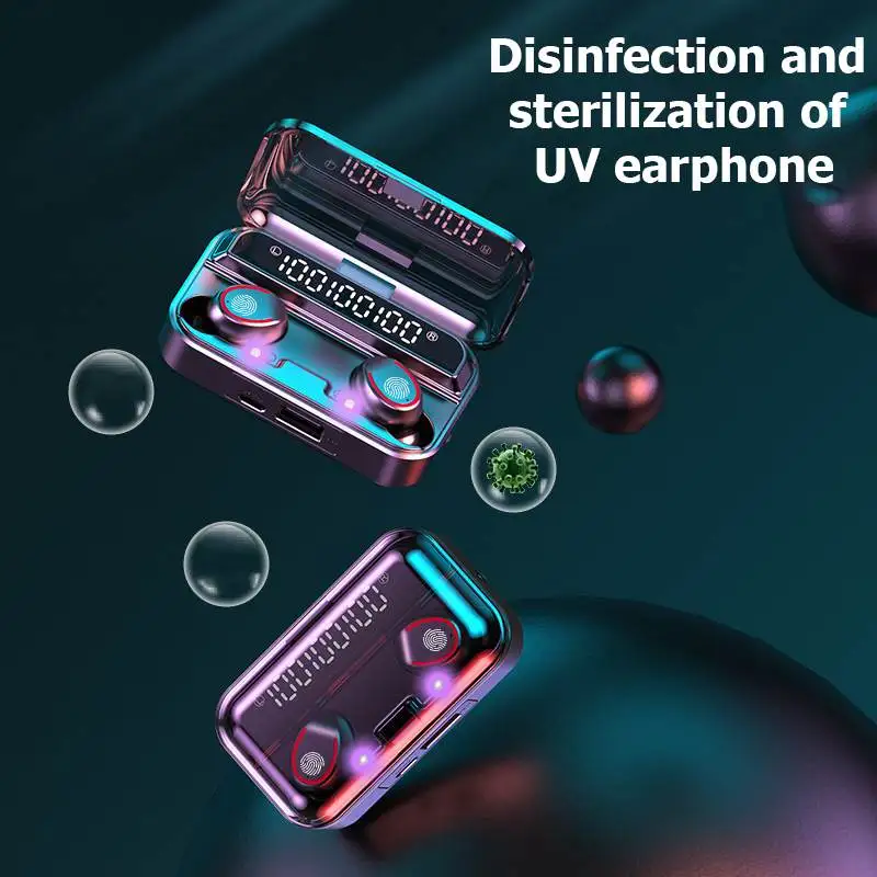 TWS Bluetooth 5 1 Earphones 3LED Display Wireless Headphone 3600mAh Charging Case Waterproof Sport Earbuds Touch Control Headset