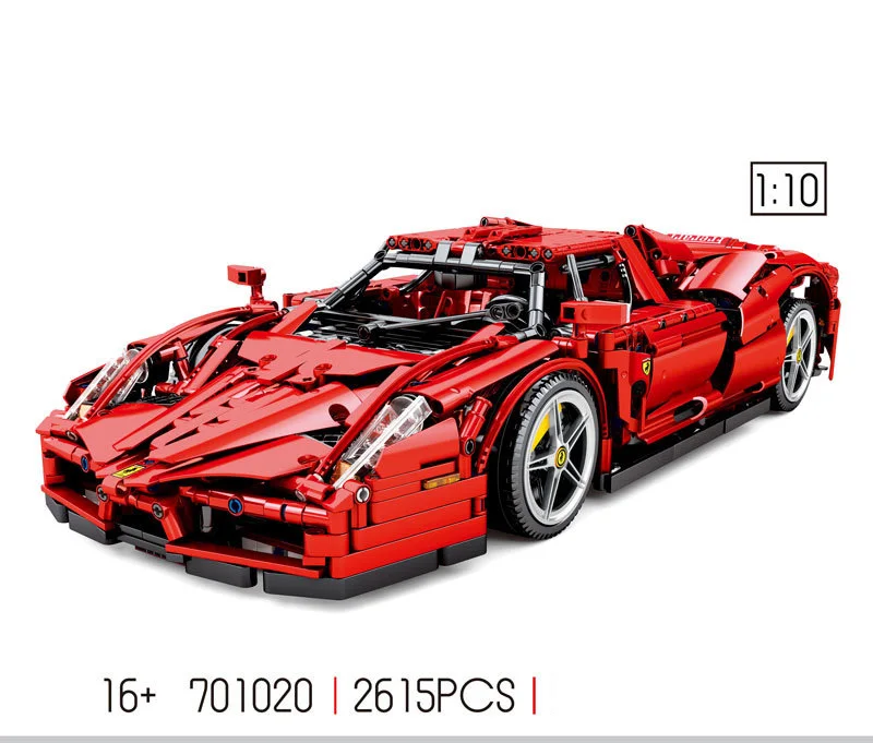 Итальянский логотип Ferra 2,4 Ghz rc Супер спортивный автомобиль Enzo 1:10 масштабный строительный блок модель радиоуправляемая игрушка Коллекция