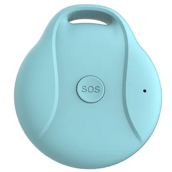 ペットスマートgpsトラッカー抗ロストブルーワイヤレスロケータ犬猫キー財布子供のためのトラッカーファインダー機器