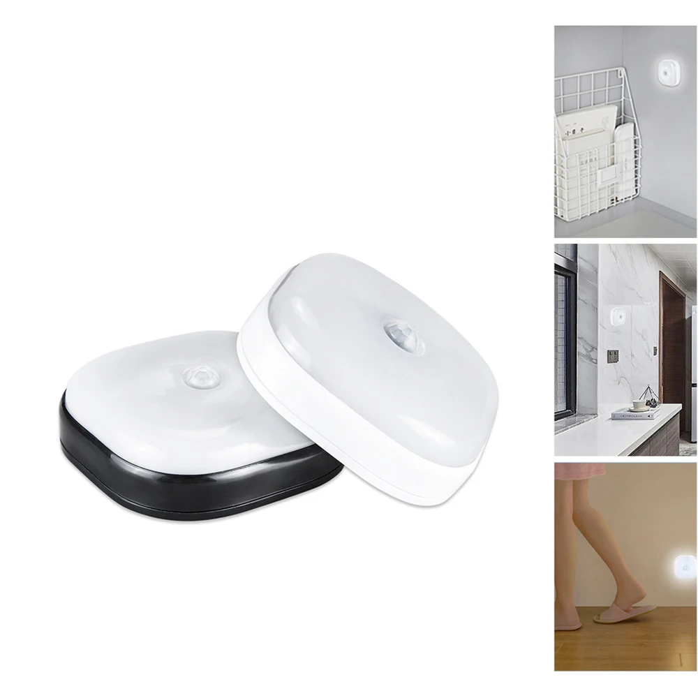 10LED Night Light PIR Motion Sensor Wireless Lamp For Bedroom Wall Lamp Auto On-Off LED Indoor Stairs Corridor Wall Lights 8