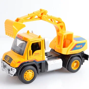 

1:32 Simulation Toy Car Engineering Car Children's Toy Pull Back Car Excavator Alloy Car Model