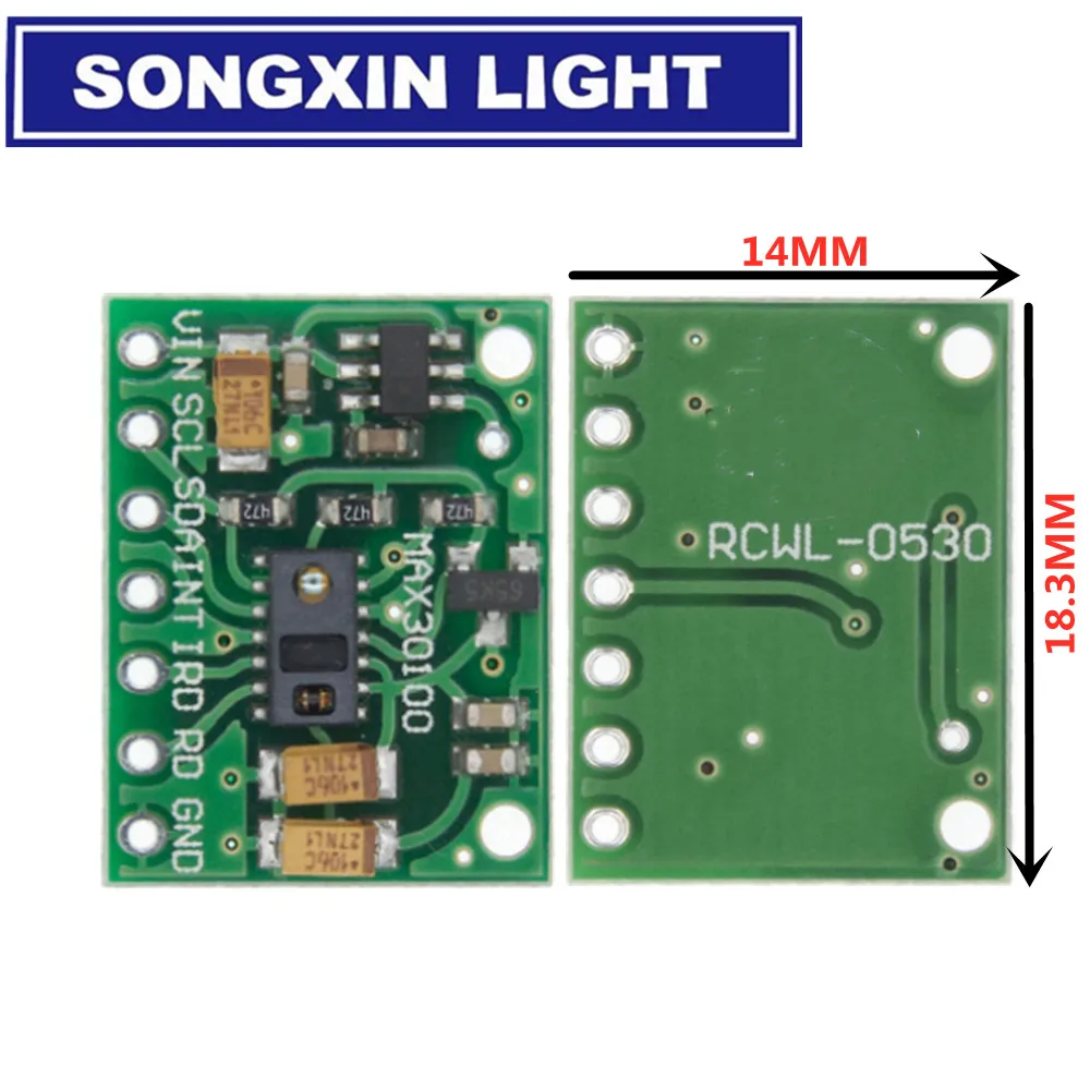 1 шт. датчик частоты сердечных сокращений MAX30100 для Arduino | Электронные компоненты и