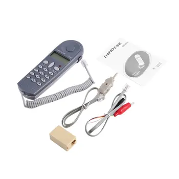 

1 Set Telephone Phone Butt Test Tester Lineman Tool Network Cable Set Professional Device C019 Check FOR Telephone Line Fault