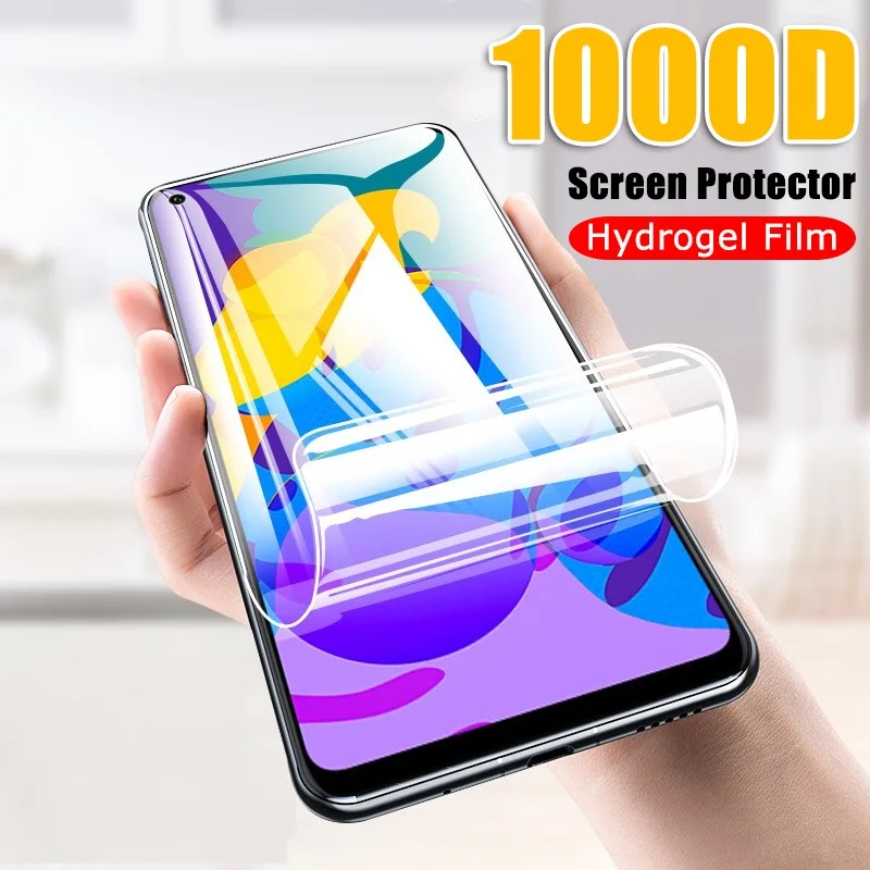 Гидрогелевая пленка Защитная для Motorola Moto E6 One vision Защита экрана G7 G6 Plus Z3 Play Z4 Z2 force X4