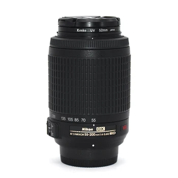 Nikon-lente Zoom usada 55-200mm f/4-5,6G ED IF AF-S DX VR Nikkor [Reducción de vibración]