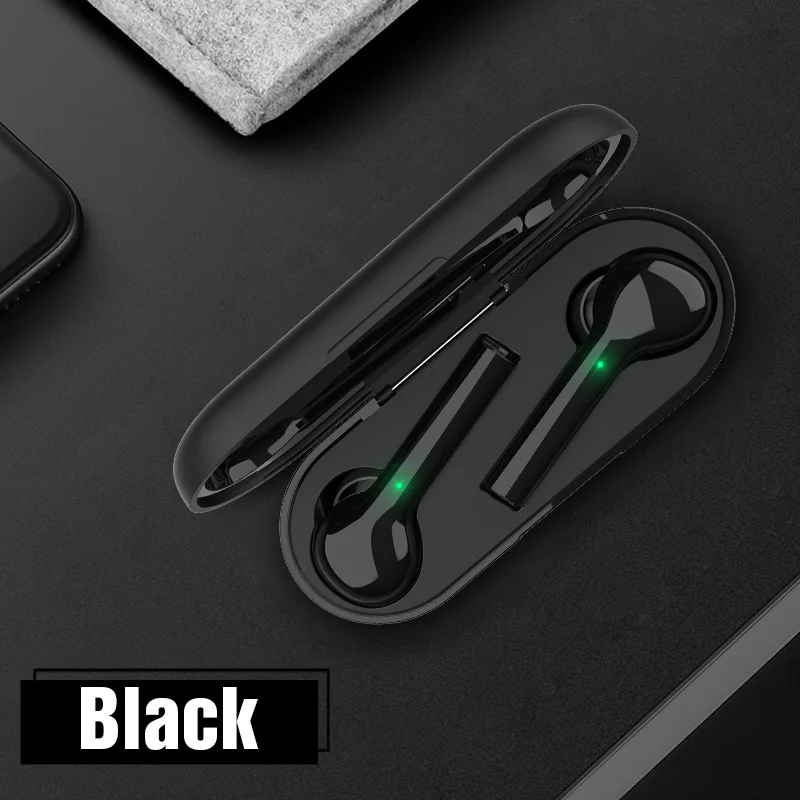 Black TWS водонепроницаемые Bluetooth наушники, беспроводные наушники, спортивные наушники Freebud Touch, игровая гарнитура с микрофоном для Xiaomi air dots - Цвет: Black