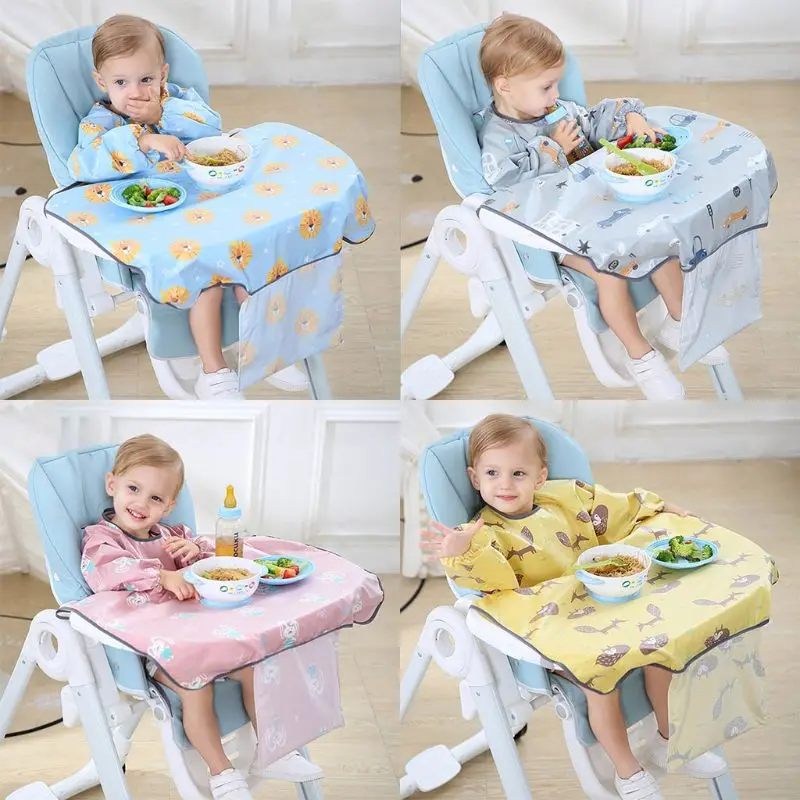 

Newborns Bib Table Cover Dining Chair Gown Waterproof Saliva Towel Burp Apron