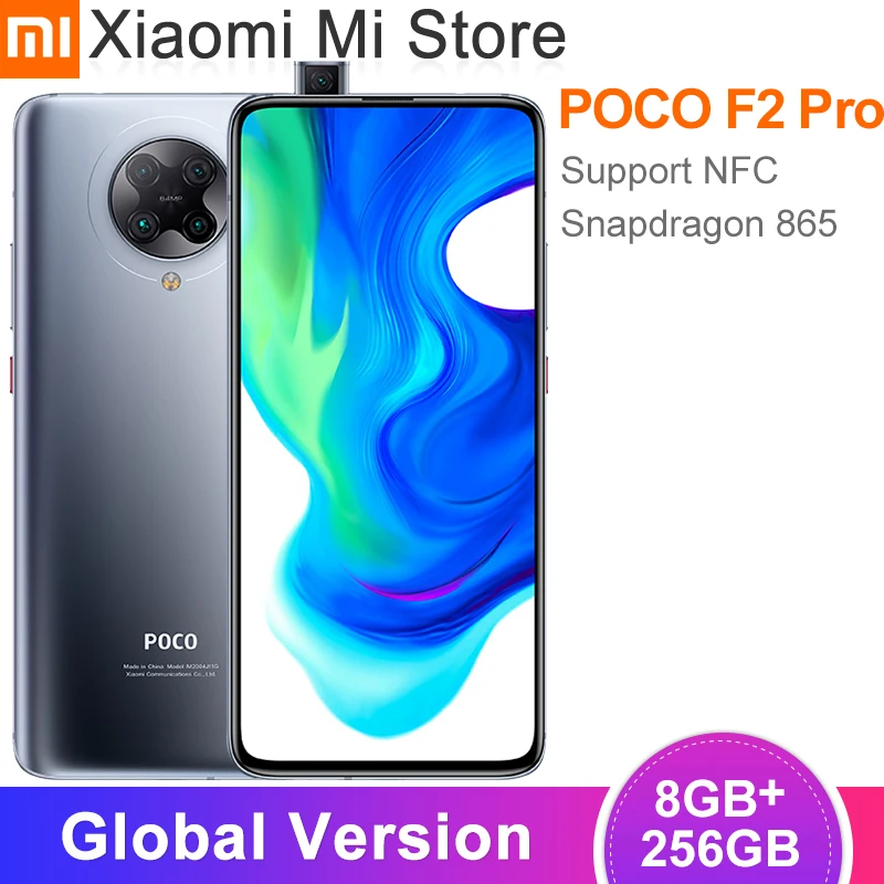 В наличии глобальная версия Xiaomi POCO F2 Pro 8GB 256GB Смартфон Snapdragon 865 Восьмиядерный 64MP +