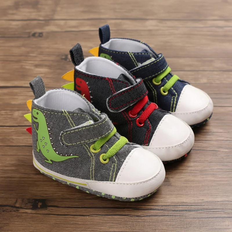  2019 Toddler Soft Soled Shoes Autumn Fashion Baby Boys Cartoon Print Anti-Slip Sneakers