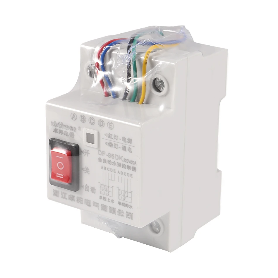 

DF-96ED Automatic Water Level Controller Switch 10A 220V Water tank Liquid Level Detection Sensor Water Pump Controller 2m wires