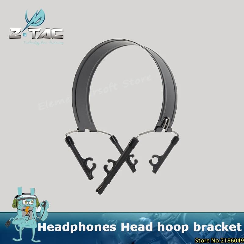 Z-TAC Tactcial Shooting Headphones Headband Head hoop bracket For Peltor Comtac II III Series Tactical Headset Accessories