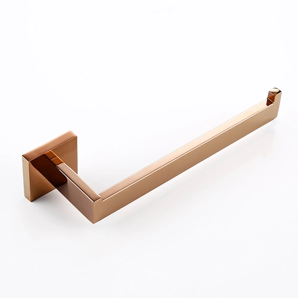 Bathroom Hardware Accessories Set Rose Gold Wall-mounted Stainless Steel Clothes Hook Toilet Paper Holder Towel Bar toilet paper holder towel hook bathroom hardware set bathroom hardware accessories clothes hook