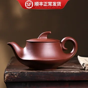 

Dai Chenguang, the all hand-made raw ore bottom trough, the Qing Kung Fu teapot and tea set are all smooth sailing