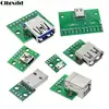 1 шт. папа USB Type-C Micro Mini USB 2,0 3,0 мама USB B разъем интерфейс до 2,54 мм DIP PCB преобразователь адаптер коммутационная плата ► Фото 1/6