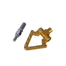 Автомобиль модифицированный передний бампер прицеп крюк японский стиль европейские модели автомобилей Универсальный тиснение треугольный маленький прицеп крюк