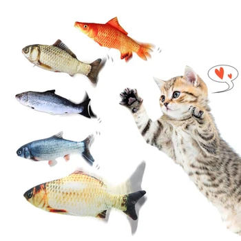 

Electronic Pet Cat Toy Electric Simulation Fish Toys for Pet Interactive