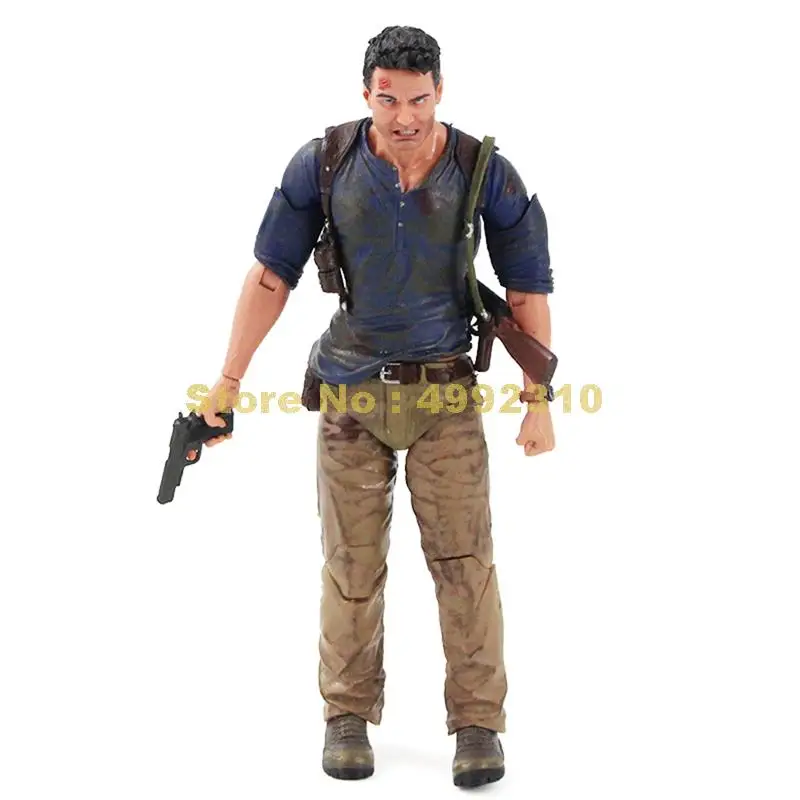 Neca uncharted 4 a краж с концом Нейтан Дрейк конечная подвижная версия ПВХ экшн фигурка