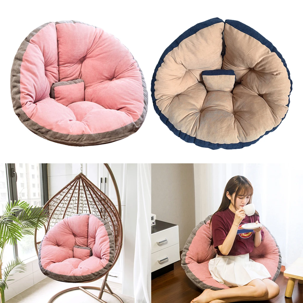 Basket Seat Cushion Home Patio Garden Hanging Chair Pad Cushion Soft Cotton