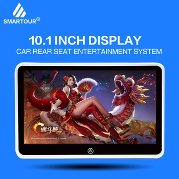 

Smartour 10.1 inch Car Headrest Monitor Auto Multimedia MP4 MP5 Video Player LCD Display Touch Screen bluetooth/USB/FM Universal