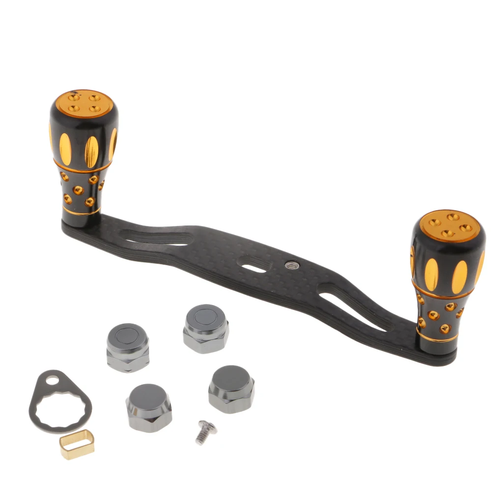 Replacement Carbon Fiber Fishing Reel Handle for Drum / Baitcasting Reels