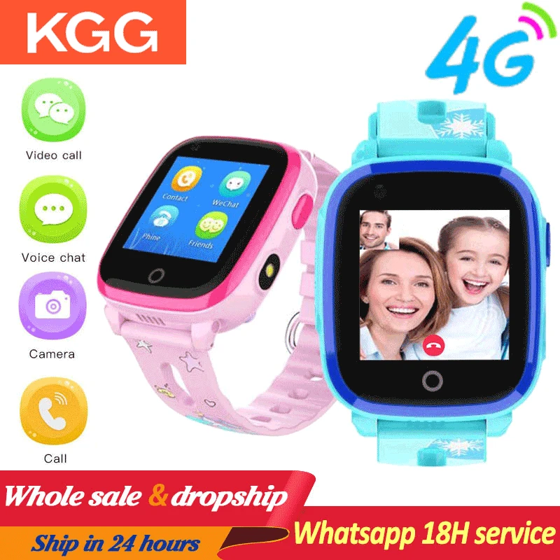 KGG KG43 Водонепроницаемые Детские Смарт часы 4G Удаленная камера GPS WIFI детские