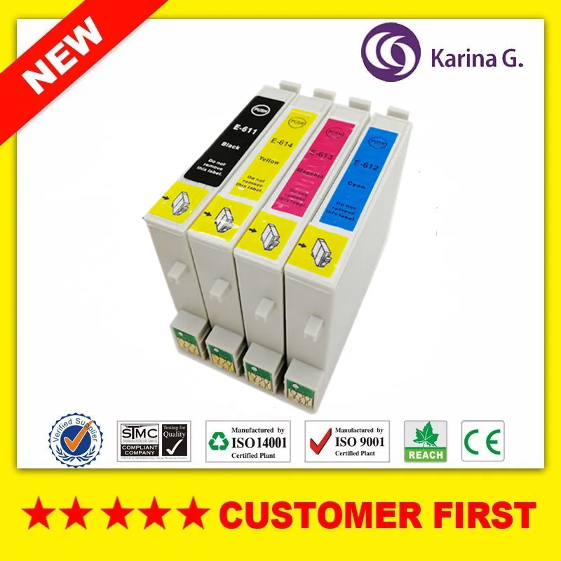 Совместимый картридж с чернилами для T0611 T0614 Подходит Epson D68 D88 + DX3800 DX3850 DX4200 и т. д.|ink