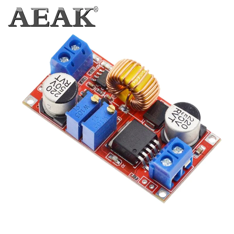 AEAK 5A DC В CC CV литиевая батарея понижающая плата для зарядки светодиодный