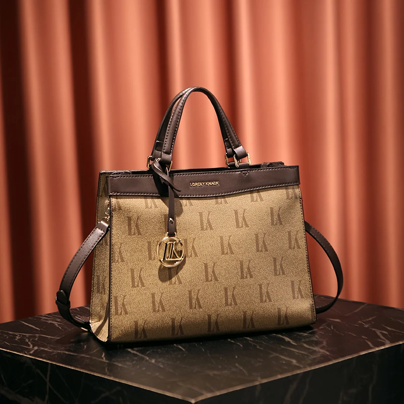Luxury Brand Handbag Designer Women's Leather Shopper Bag Vintage
