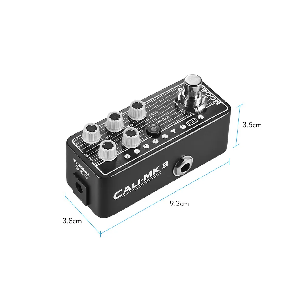 MOOER микро предусилитель серии 008 Cali-MK 3 Californian Session Combo цифровой предусилитель гитары педаль эффектов True Bypass