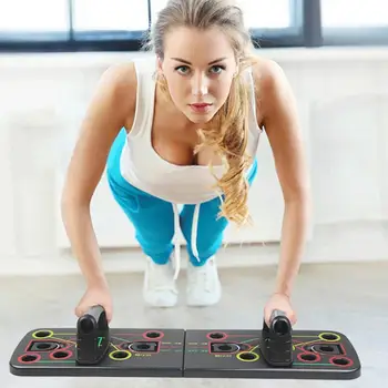 

13 in 1 Push Up Rack Board System Fitness Workout Gym Exercise Stands Foldable Push-up Support Training Board